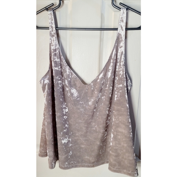 H&M Tops - ⭐HOST PICK- Crushed Velvet Crop Top